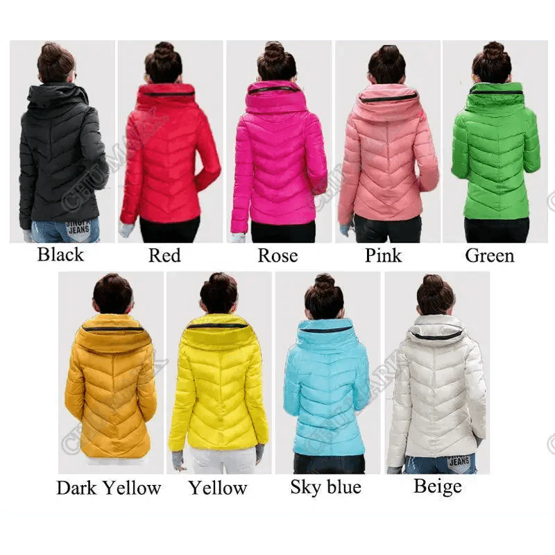 Cozy Women's Winter Jacket - Stylish Hooded Puffer Coat - Korvel