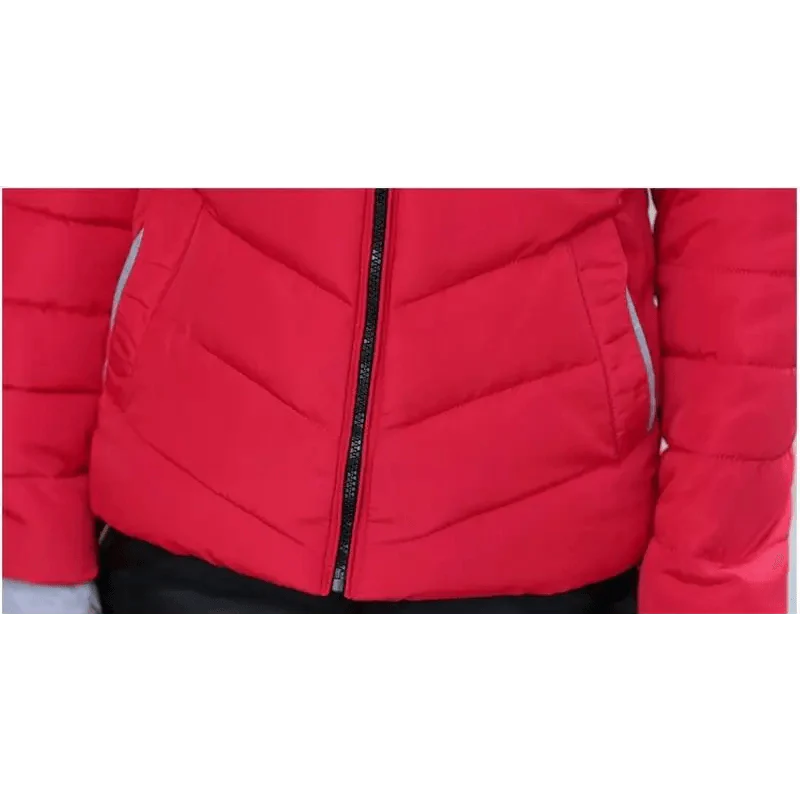 Cozy Women's Winter Jacket - Stylish Hooded Puffer Coat - Korvel