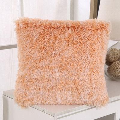 Luxury Faux Fur Plush Cushion Cover for Home Decor