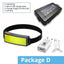 Lampe frontale LED réglable premium avec batterie rechargeable