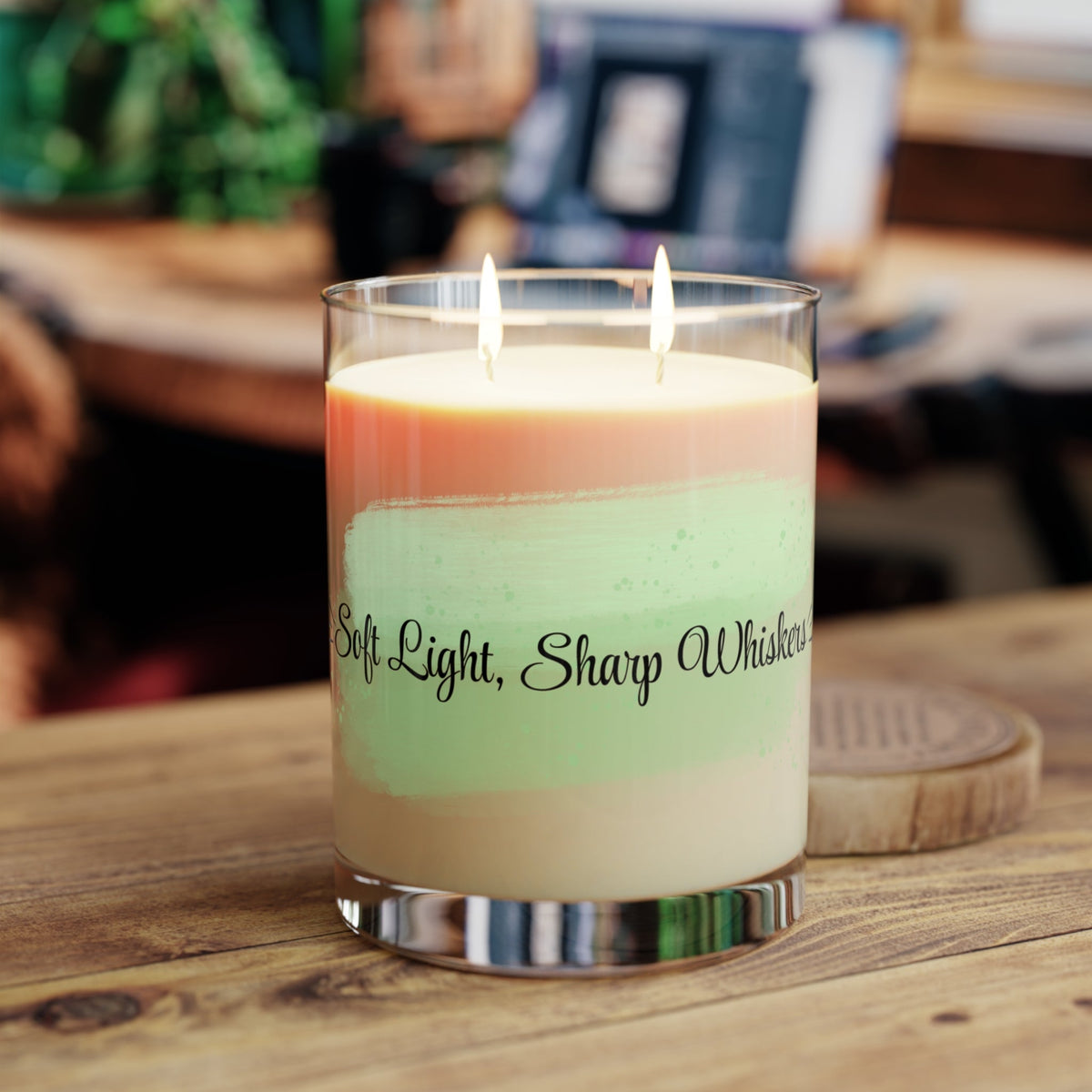Luz Suave, Bigotes Afilados – Vela Aromática para Amantes de los Gatos
