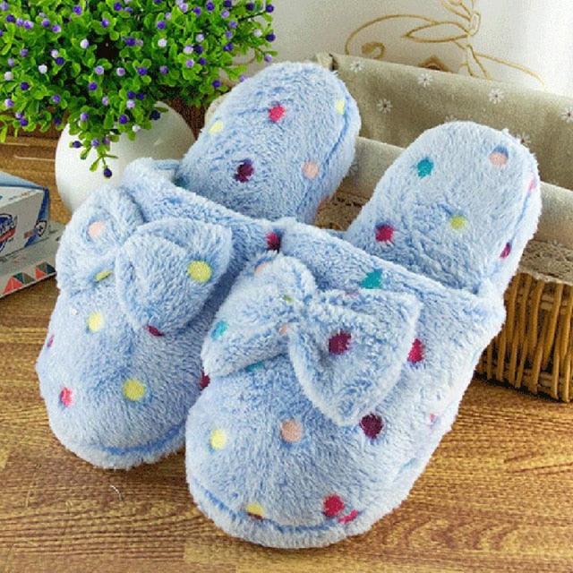 Chaussons en mousse à mémoire de forme en peluche pour femmes - Confort douillet