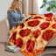 Cozy Pizza-Themed Wearable Blanket - Perfect for Winter Adventures - Korvel
