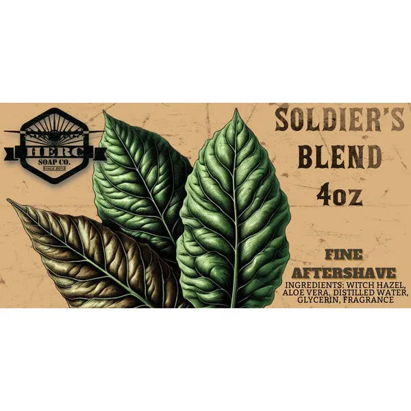 Colección de Afeitado Soldier's Blend de Herc Soap Co.