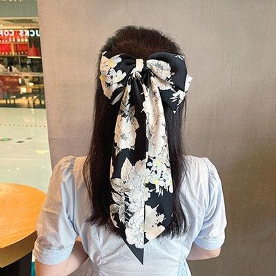 Elegant Satin Bow Hairpins for Women and Girls