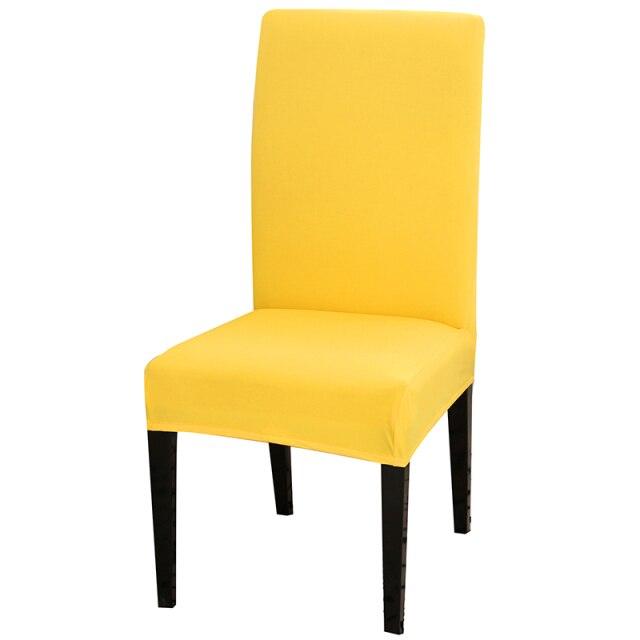 Premium Solid Color Stretch Spandex Chair Cover