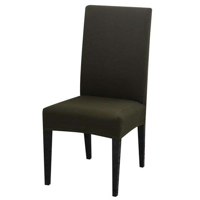 Premium Solid Color Stretch Spandex Chair Cover