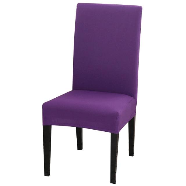 Premium Solid Color Stretch Spandex Chair Cover