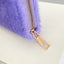 Solid Color Fluff Rectangle Wallet