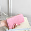 Solid Color Fluff Rectangle Wallet