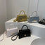 Solid Color PU Leather Handbag - Korvel