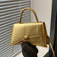 Solid Color PU Leather Handbag - Korvel