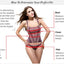 Chic Solid Color High Cut Padded Bikini Set for Women - Korvel