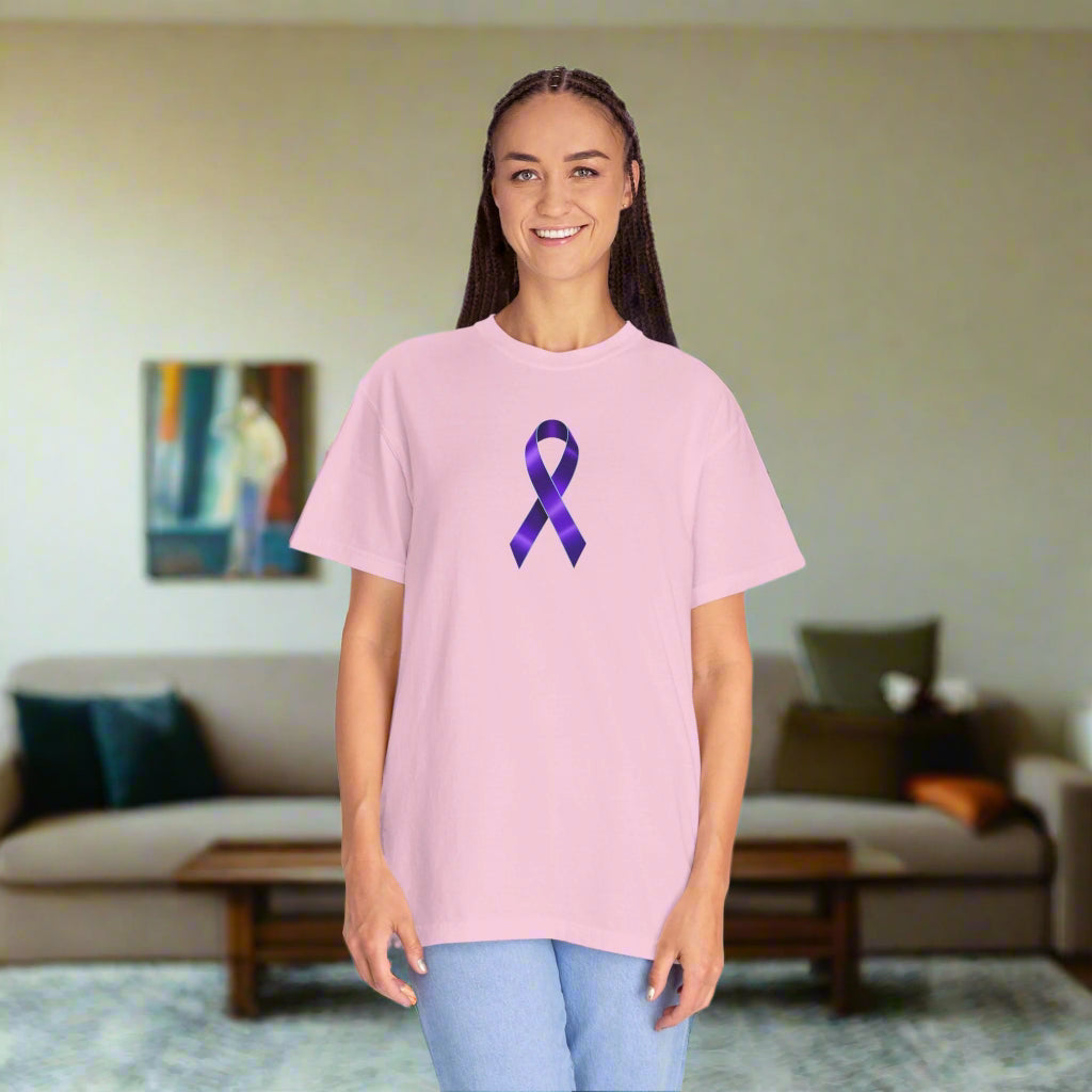 Empowerment Purple Ribbon Awareness Tee - Korvel