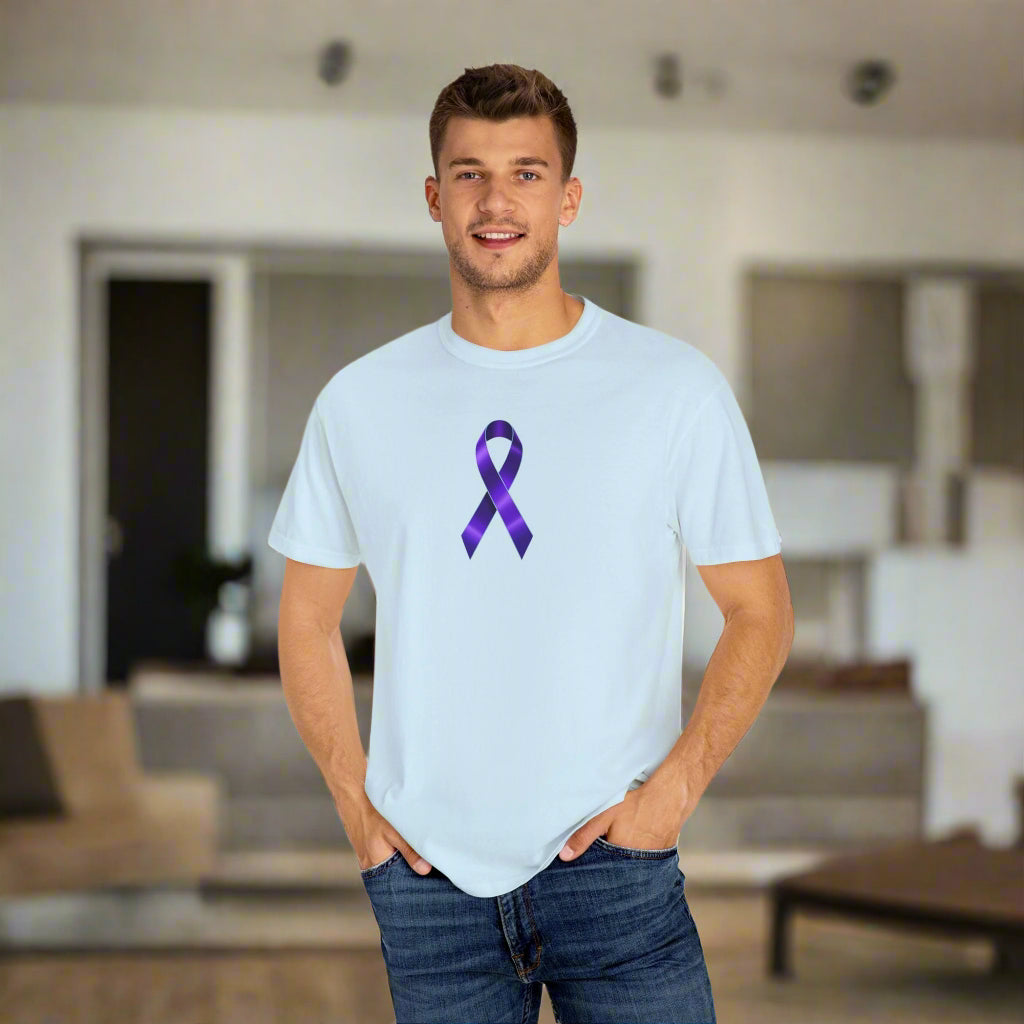 Empowerment Purple Ribbon Awareness Tee - Korvel