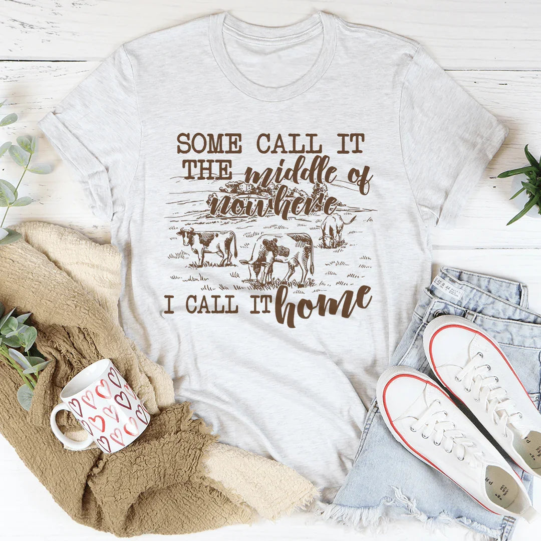 Algunos lo llaman la camiseta del medio de la nada
