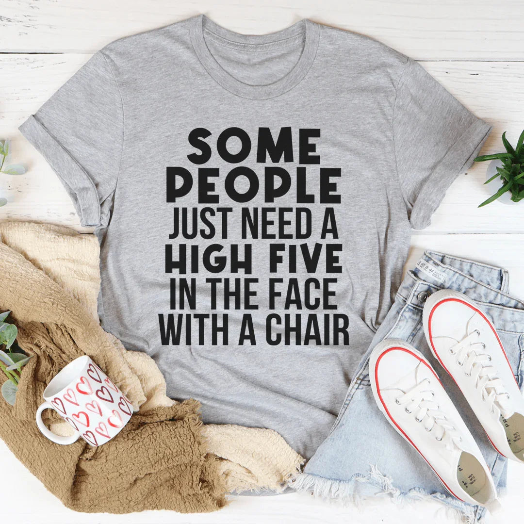 T-shirt High Five - T-shirt en coton doux