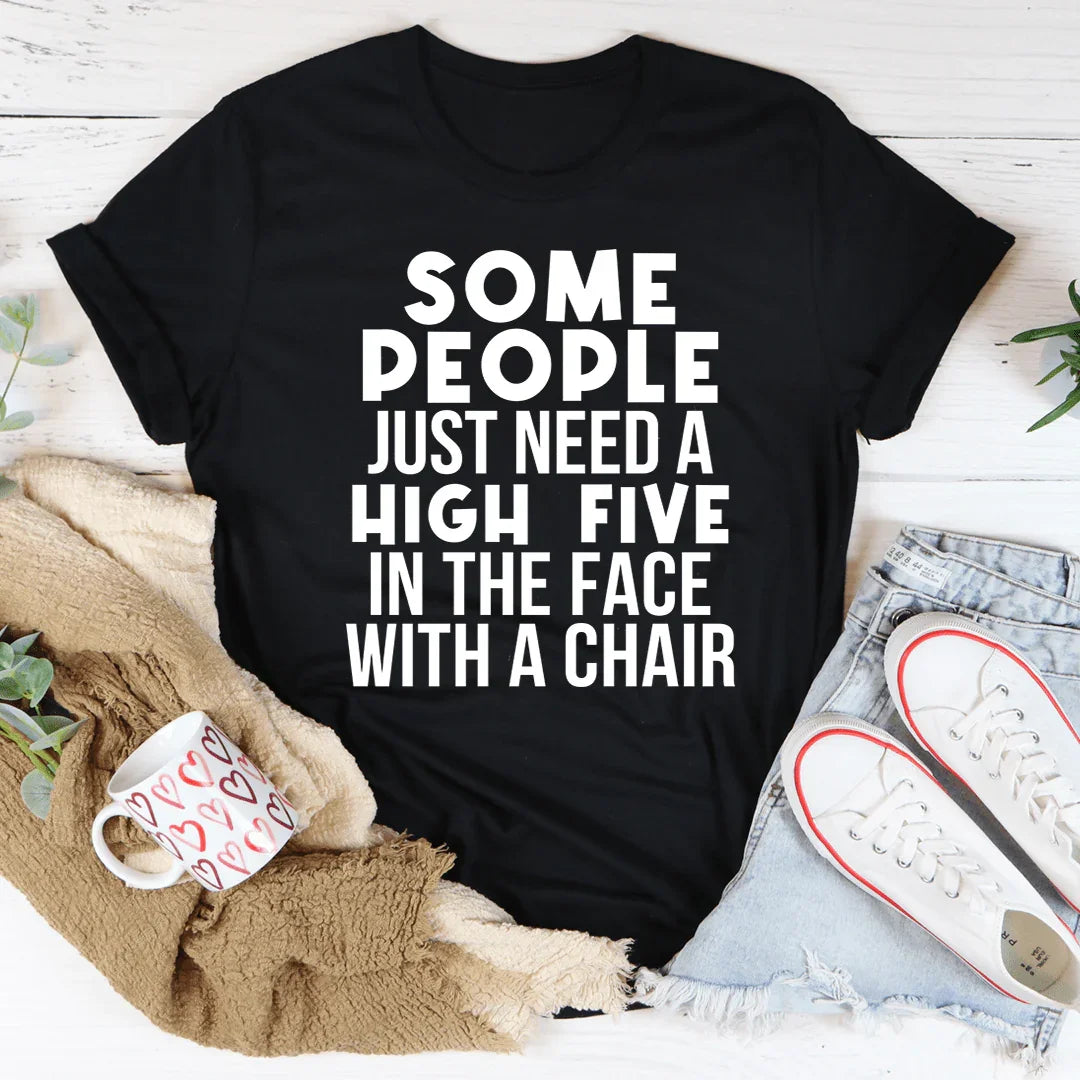 T-shirt High Five - T-shirt en coton doux