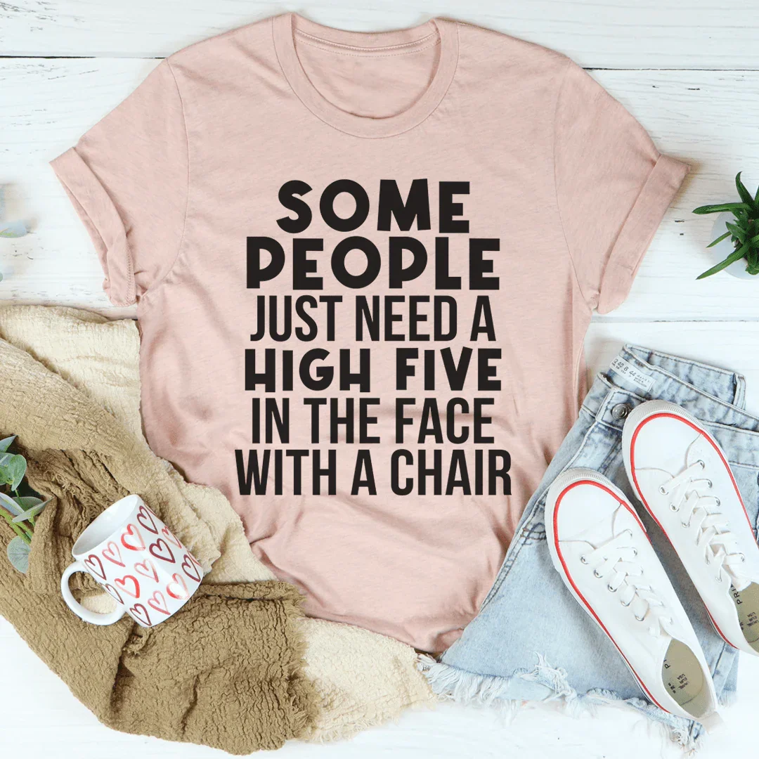 T-shirt High Five - T-shirt en coton doux