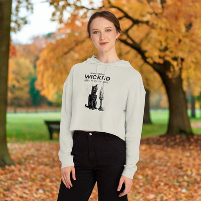 Something Wicked Women's Cropped Hooded Sweatshirt
