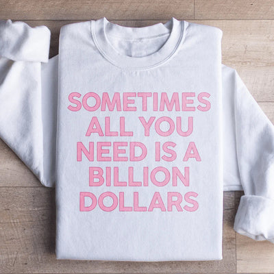 Parfois, tout ce dont vous avez besoin est un sweat à un milliard de dollars