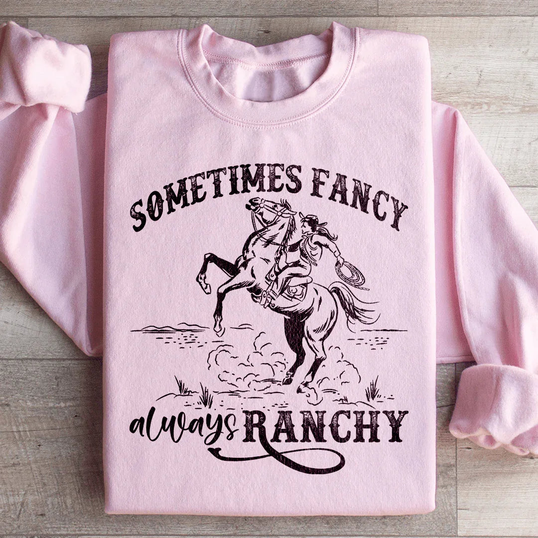 Sudadera a veces elegante, siempre ranchera