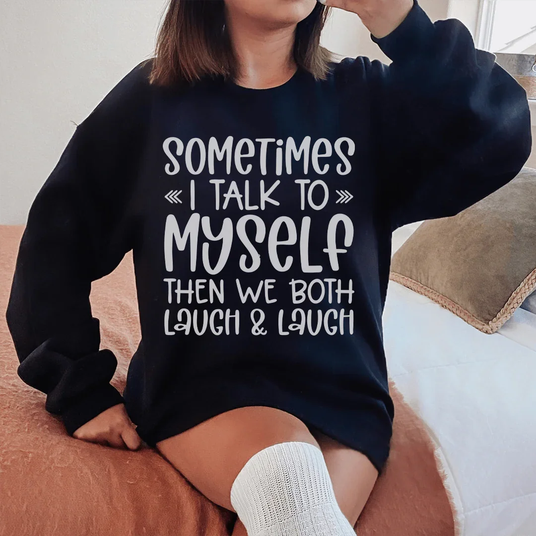 Sweatshirt Parfois Je Me Parle