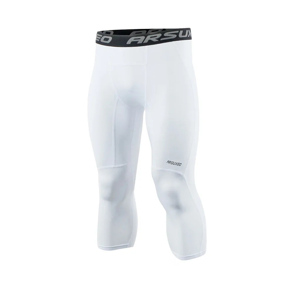 Collants de compression pour hommes ARSUXEO pour vêtements de sport