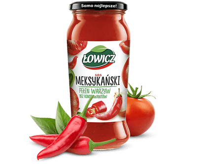 Łowicz Mexican Sauce 500 g - Premium Flavor Experience