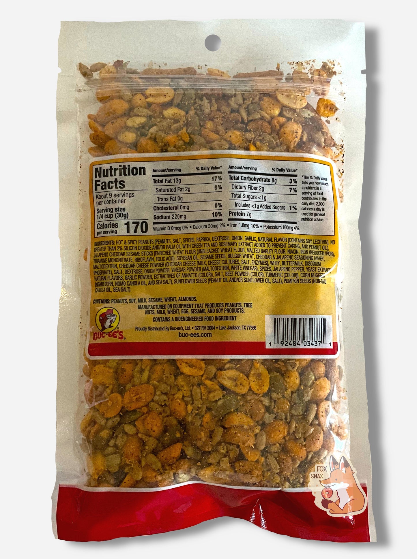 Mélange de fruits secs Southwest de Buc-ee's - Saveur audacieuse à chaque bouchée