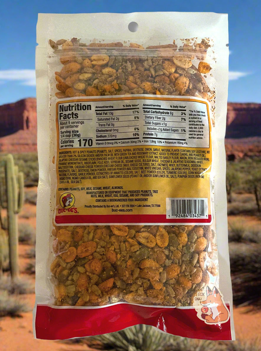 Mélange de fruits secs Southwest de Buc-ee's - Saveur audacieuse à chaque bouchée