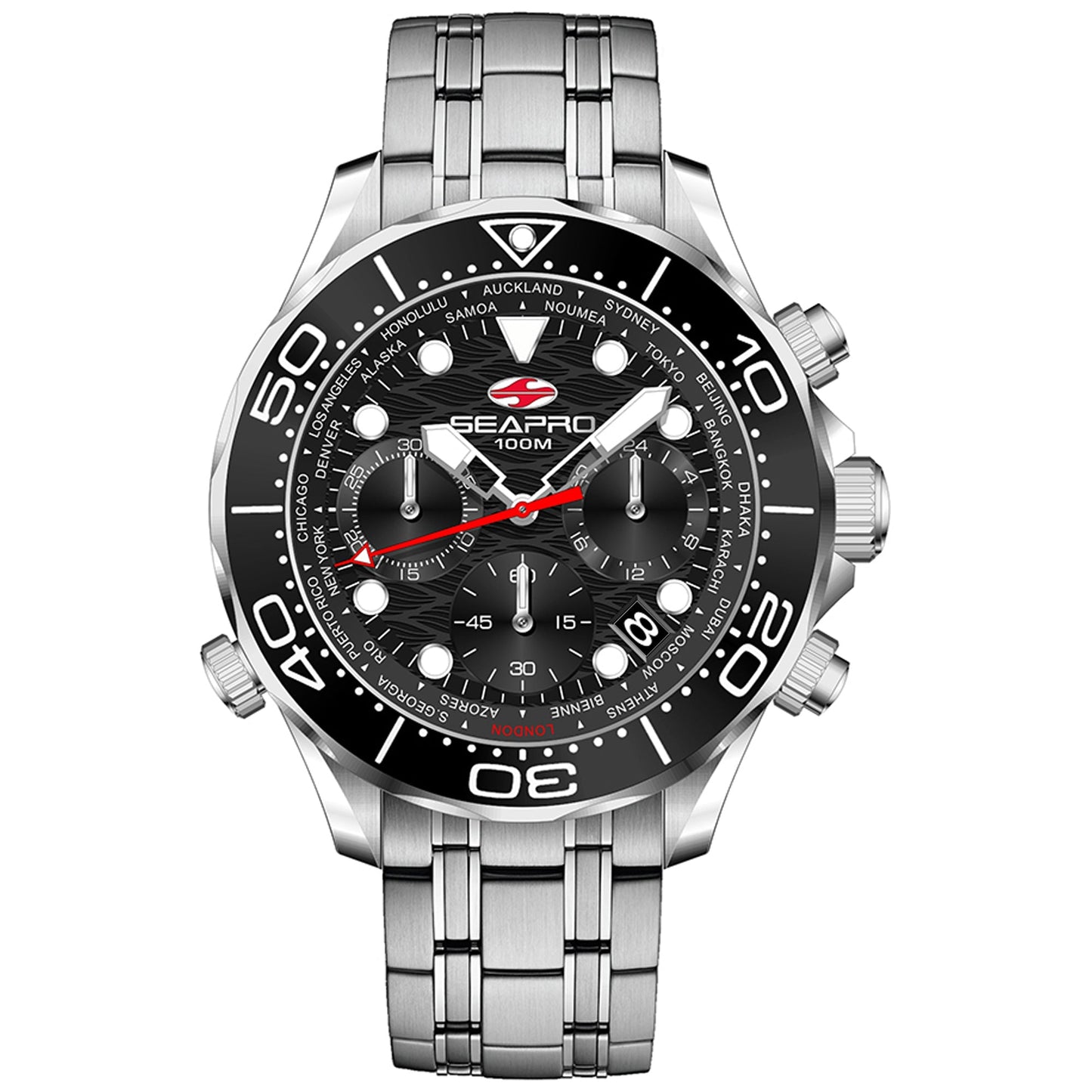 Reloj Cronómetro Mondial para Hombre Seapro