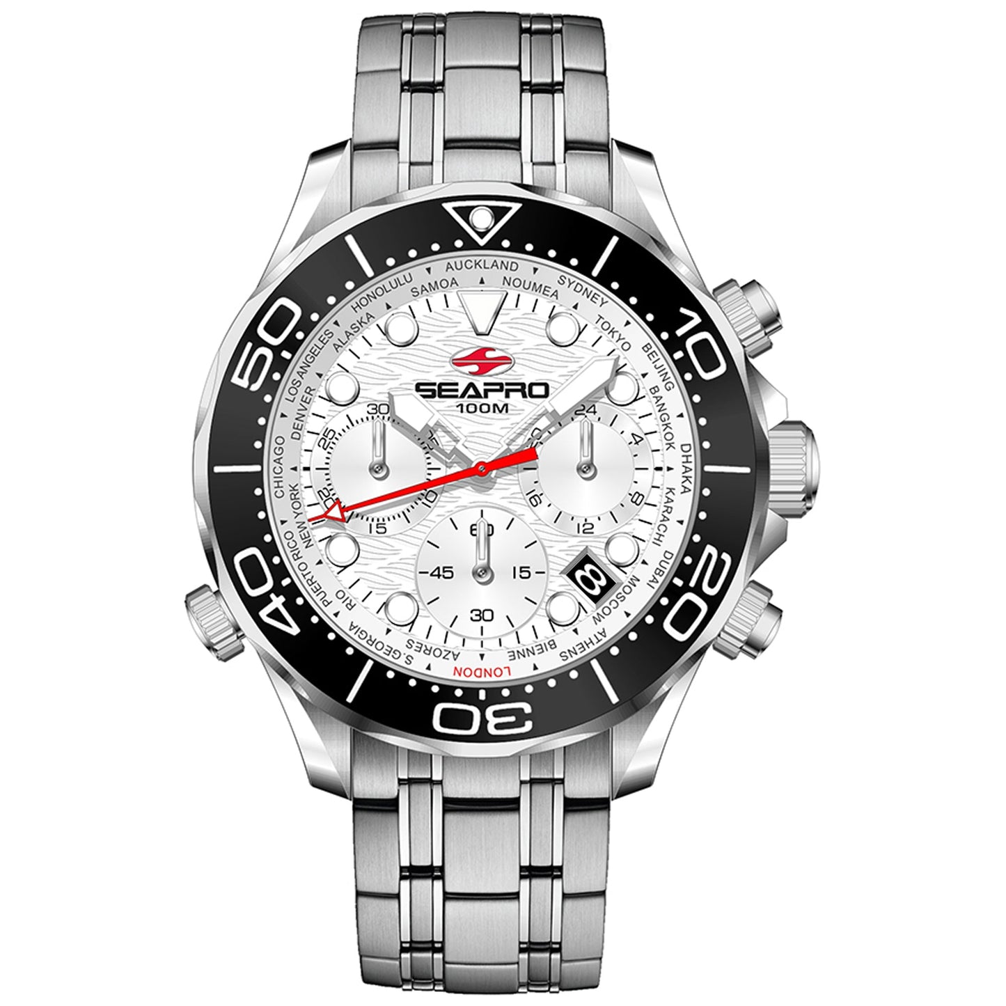 Reloj Cronómetro Mondial para Hombre Seapro