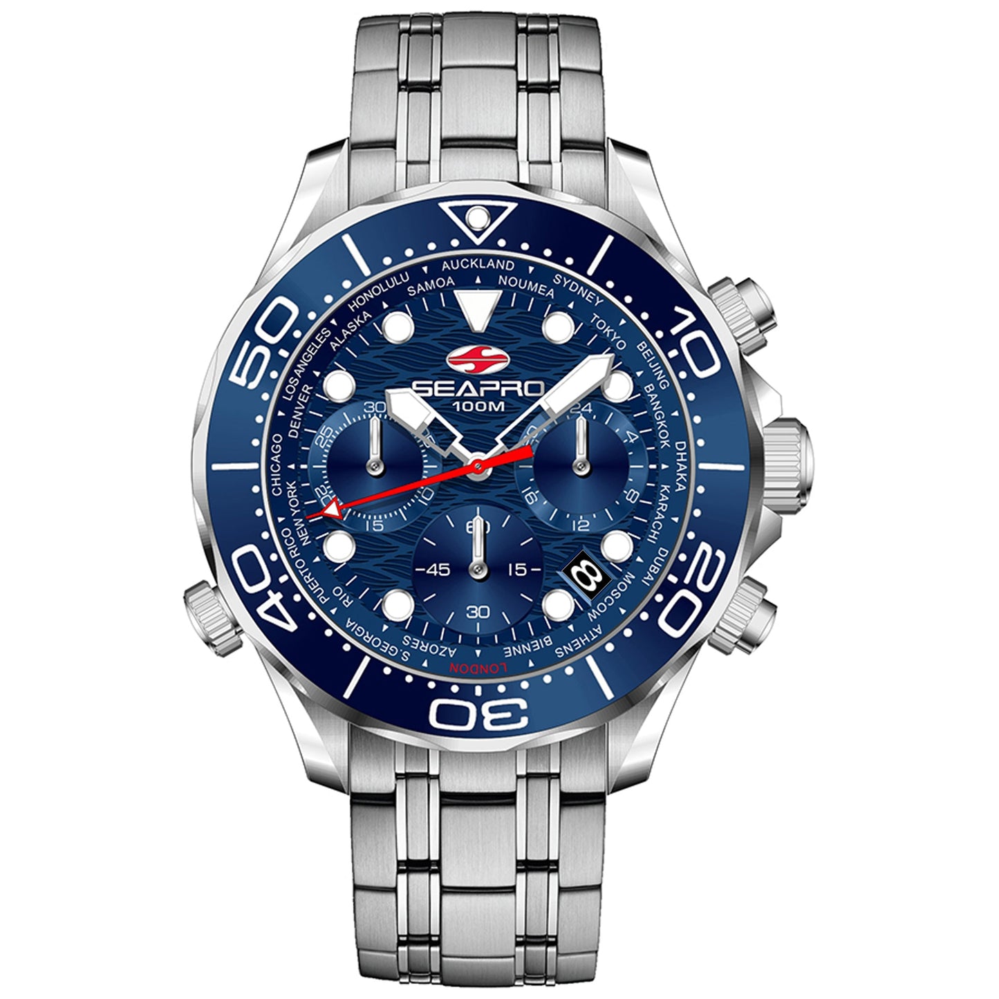 Reloj Cronómetro Mondial para Hombre Seapro