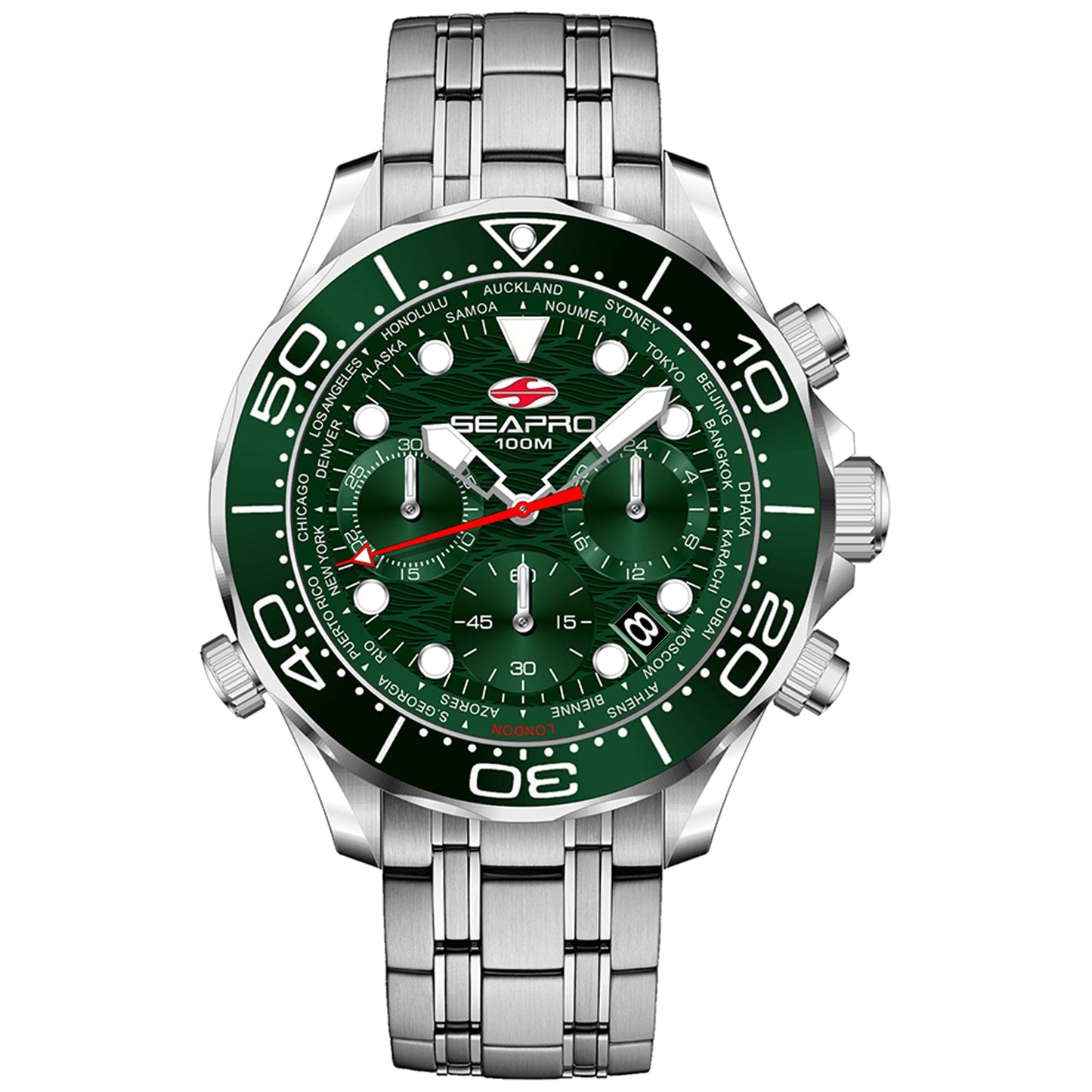 Reloj Cronómetro Mondial para Hombre de Seapro