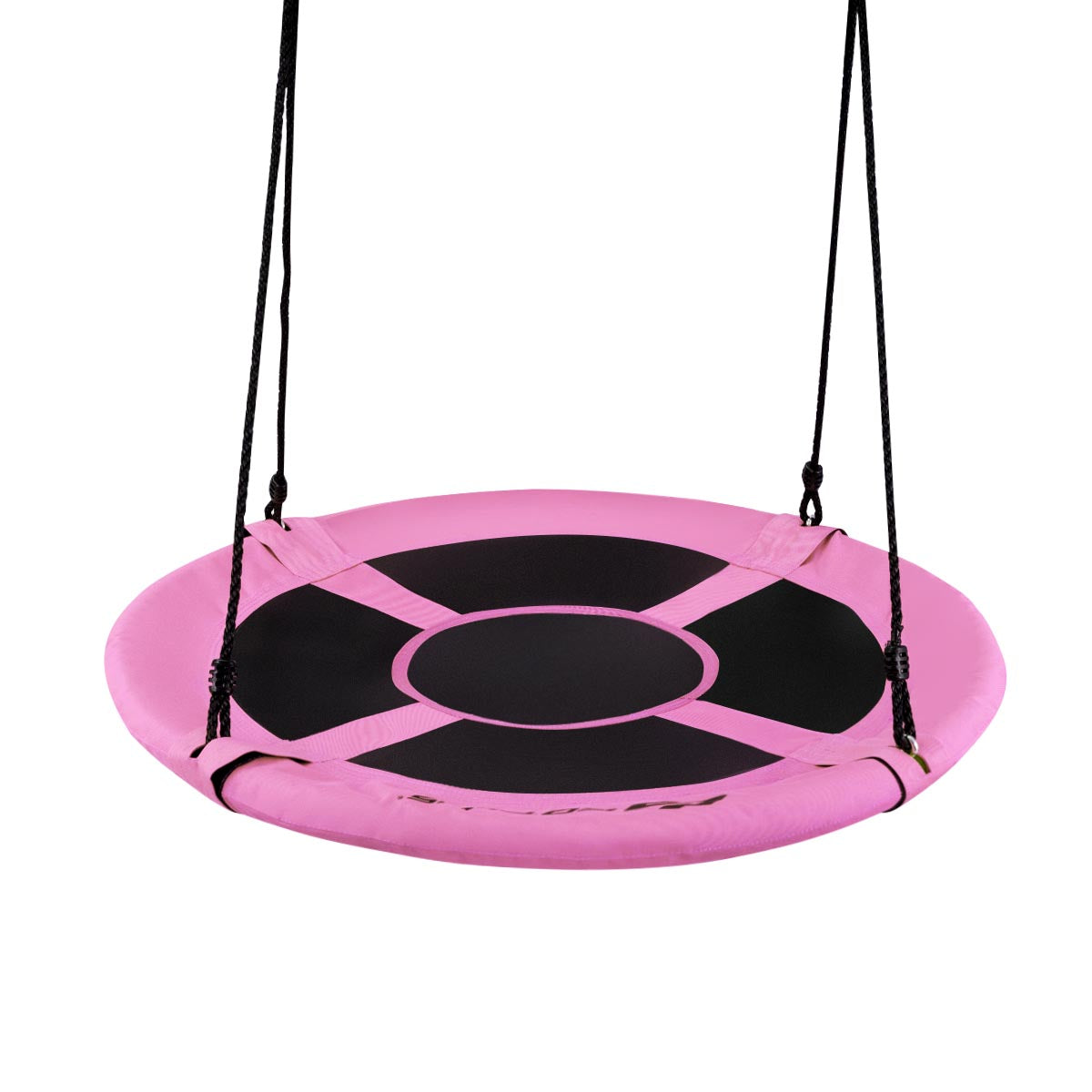 Columpio de Árbol en Forma de Platillo Volador de 40 Pulgadas - Rosa