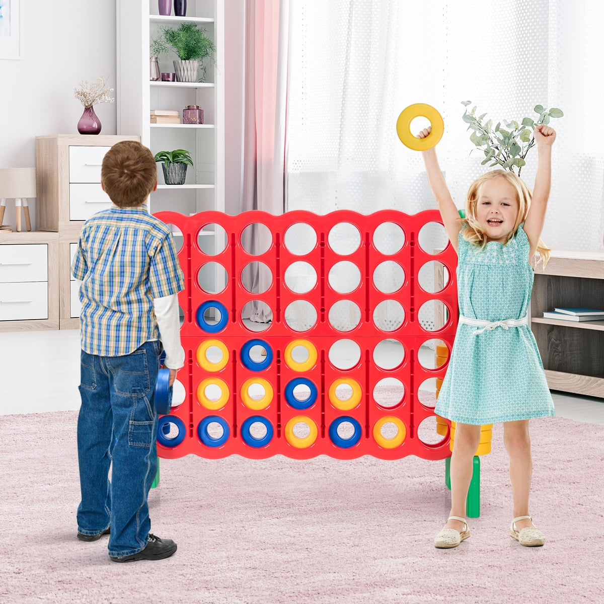 Juego Gigante Jumbo 4-en-Raya - Verde
