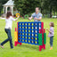 Jumbo 4-to-Score Giant Game Set with 42 Rings - Red