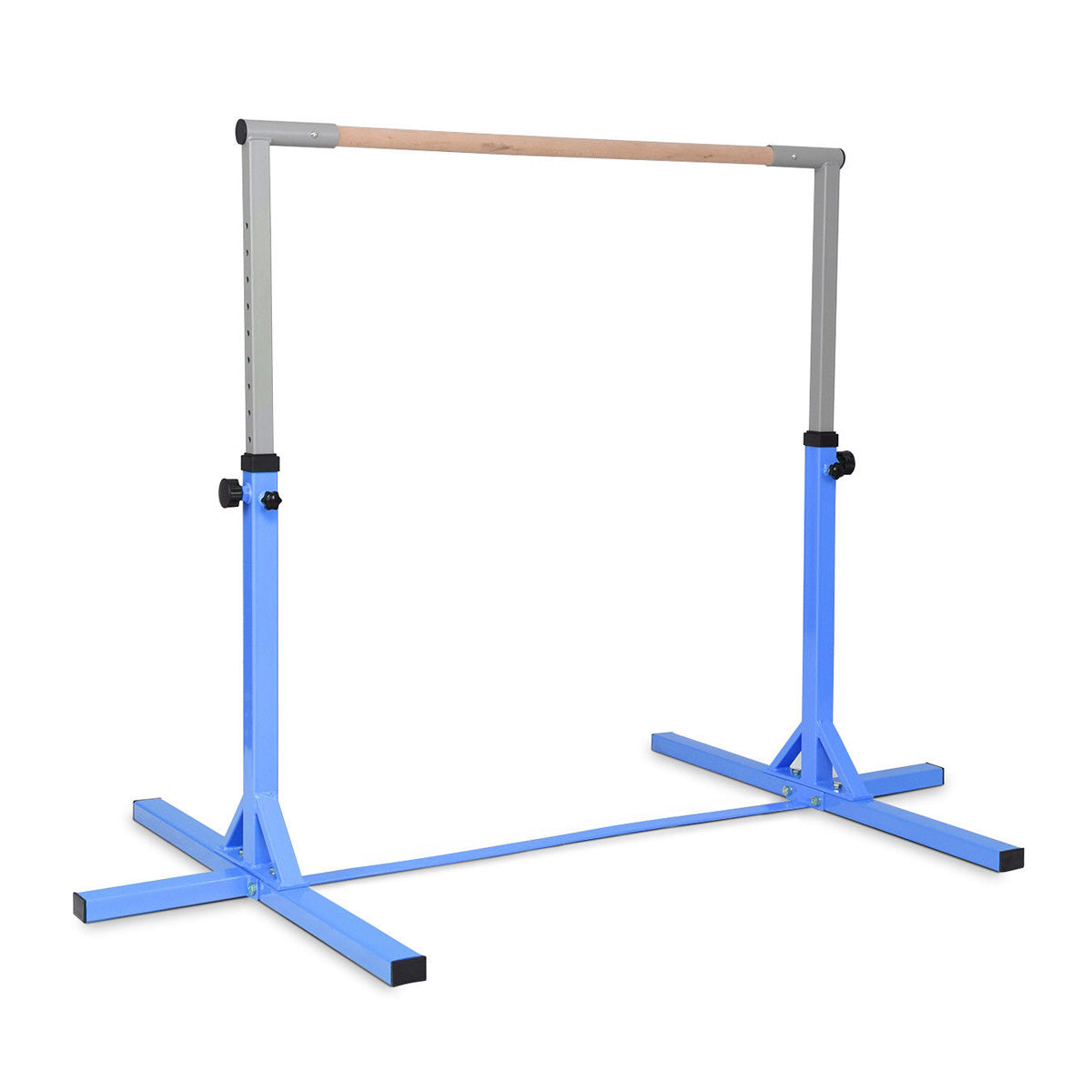 Barra Horizontal de Gimnasia Ajustable para Niños - Azul