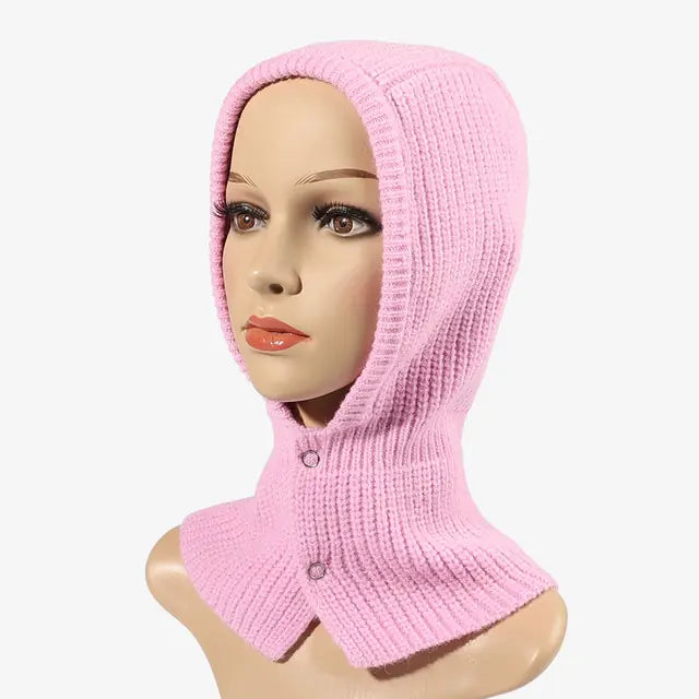 Gorro Balaclava de Punto para Uso Exterior en Invierno