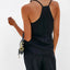 Spaghetti Strap Cami and Wide Leg Pants Set - Korvel