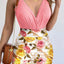 Spaghetti Strap Top and Printed Mini Skirt Set - Korvel