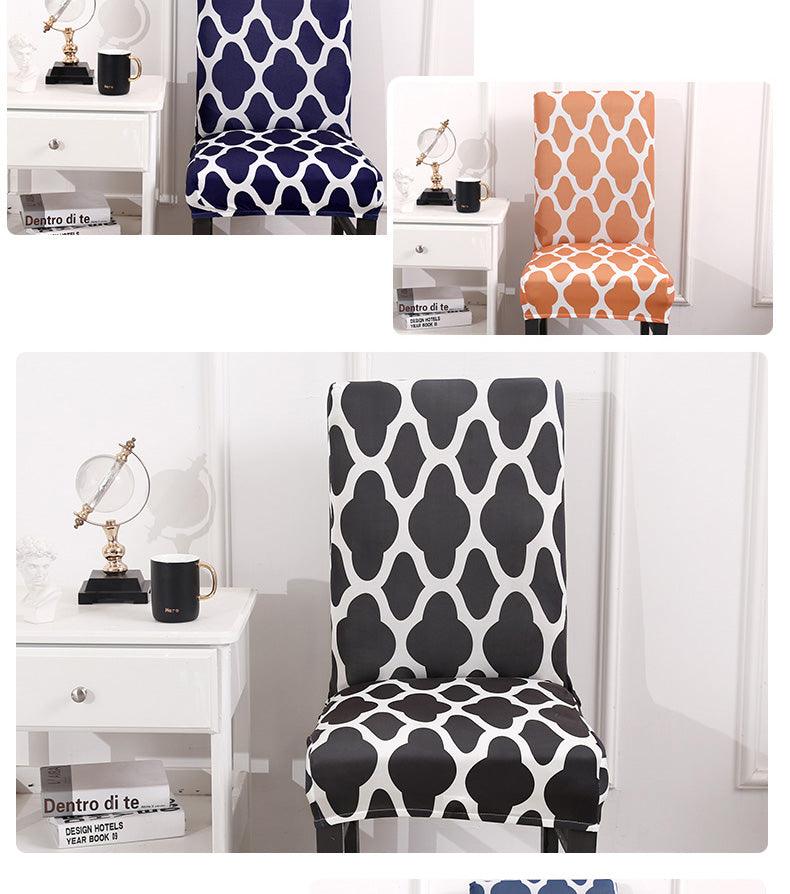 Spandax Stretch Plaid Chair Cover for Dining and Office