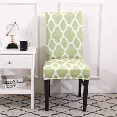 Spandax Stretch Plaid Chair Cover for Dining and Office
