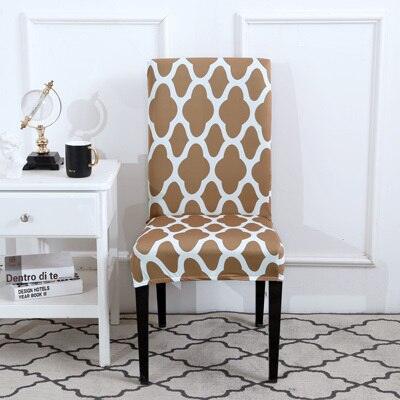 Spandax Stretch Plaid Chair Cover for Dining and Office