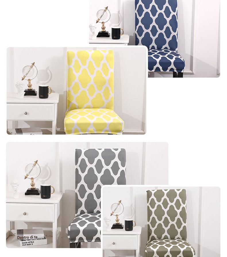 Spandax Stretch Plaid Chair Cover for Dining and Office