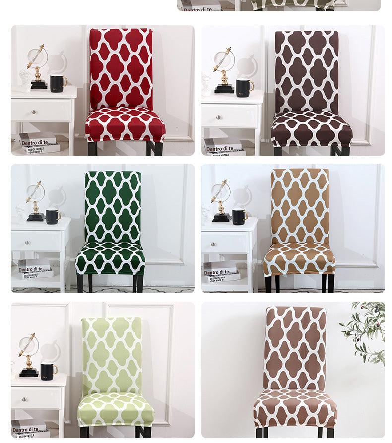 Spandax Stretch Plaid Chair Cover for Dining and Office