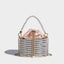 Sparkling Water Diamond Rope Vegetable Basket Bird Cage Banquet Water Bucket Hand Carrying Crossbody Bag - Korvel