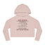 Spay Neuter Release Women's Cropped Hooded Sweatshirt