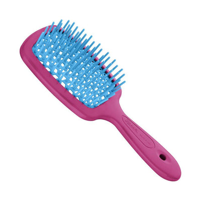 Janeke Superbrush Small Fuchsia/Turquoise - Model No. 86SP234 FUX
